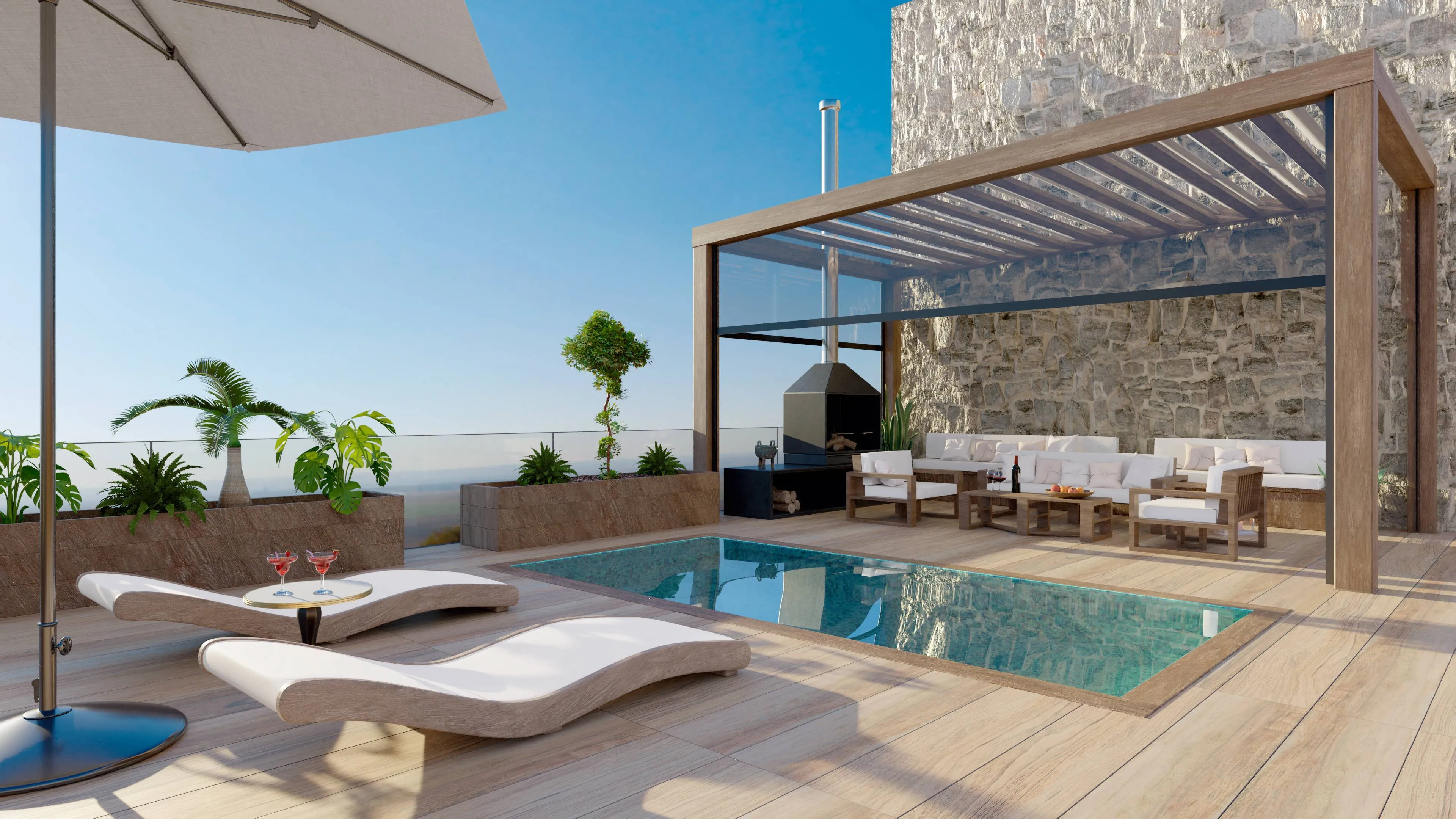 Pergola bioclimatique sur mesure