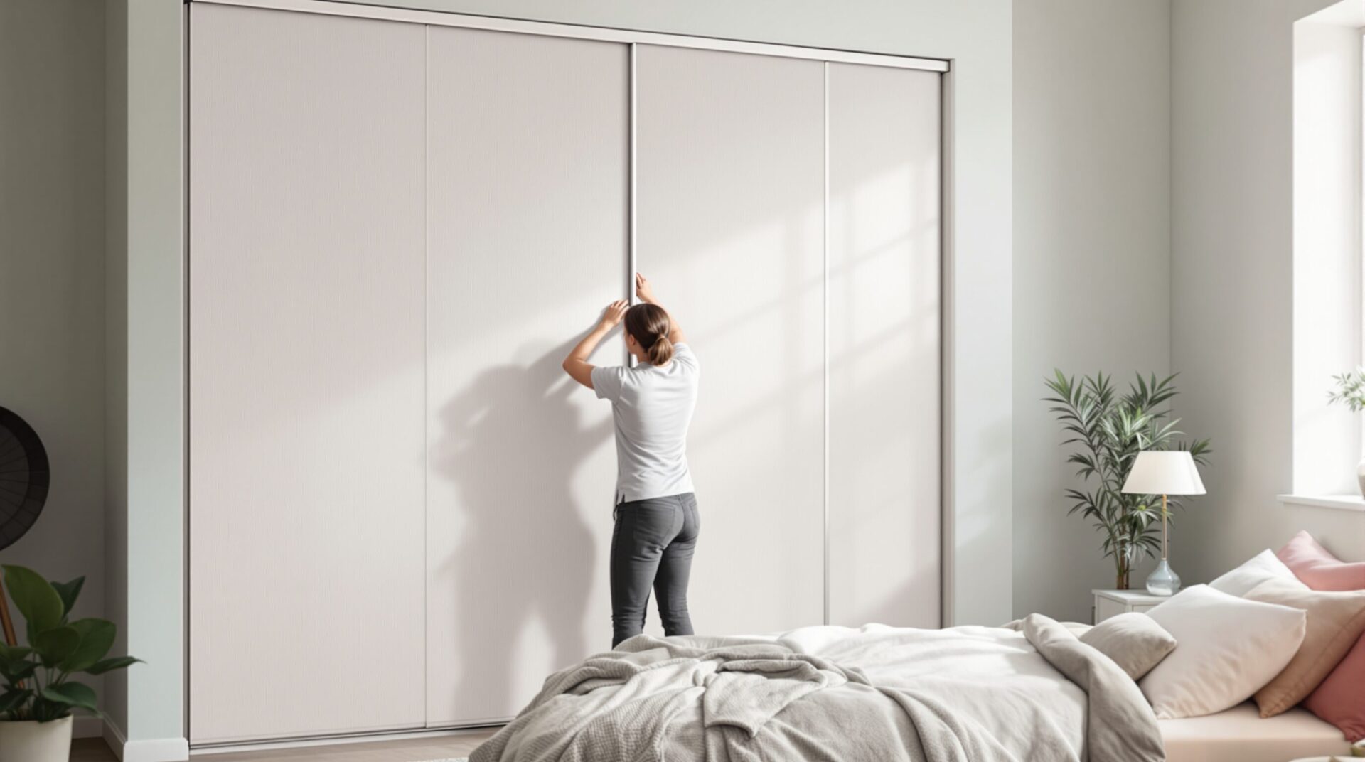 Comment utiliser un revêtement adhésif dans une chambre adulte ?