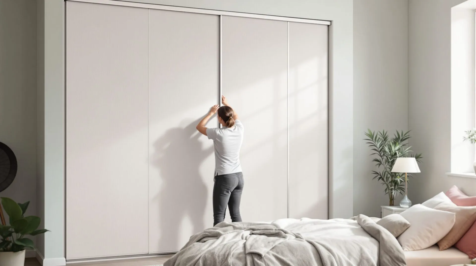 Comment utiliser un revêtement adhésif dans une chambre adulte ?