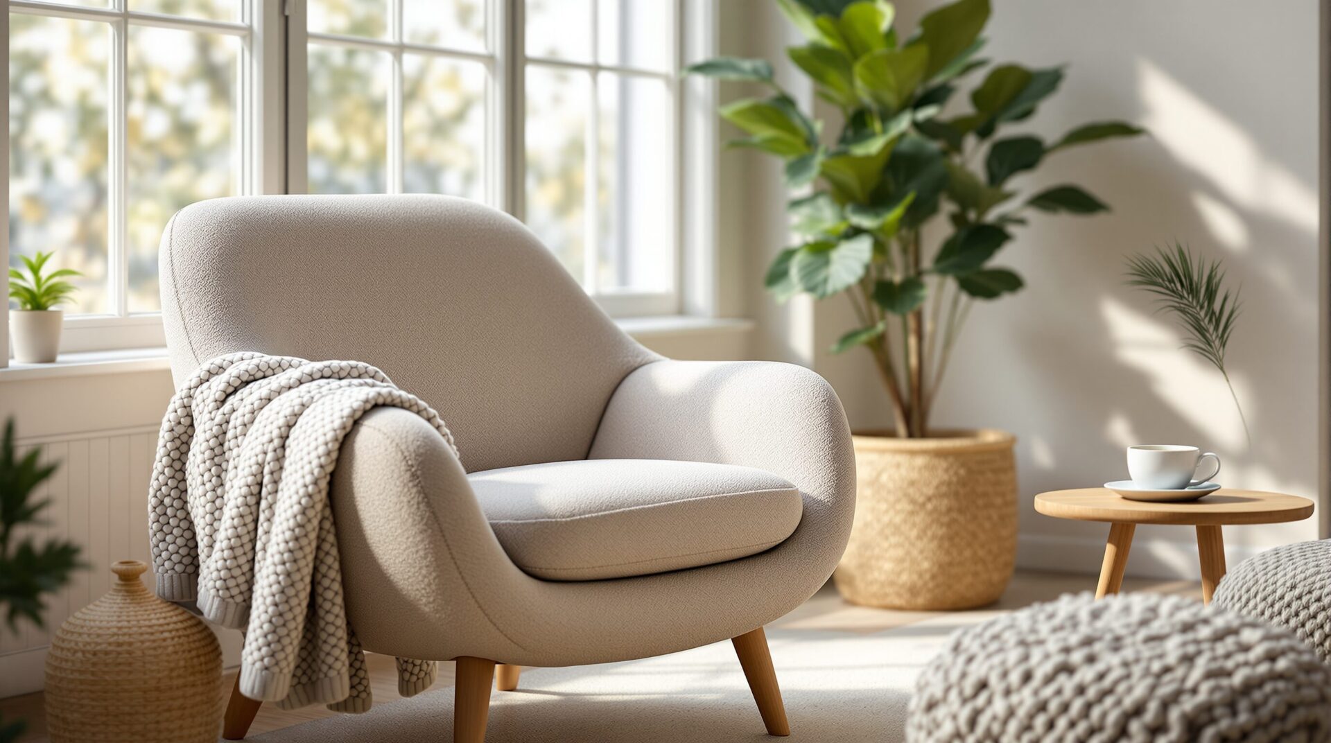 Fauteuil bouclette : la touche cocooning qui transforme votre déco