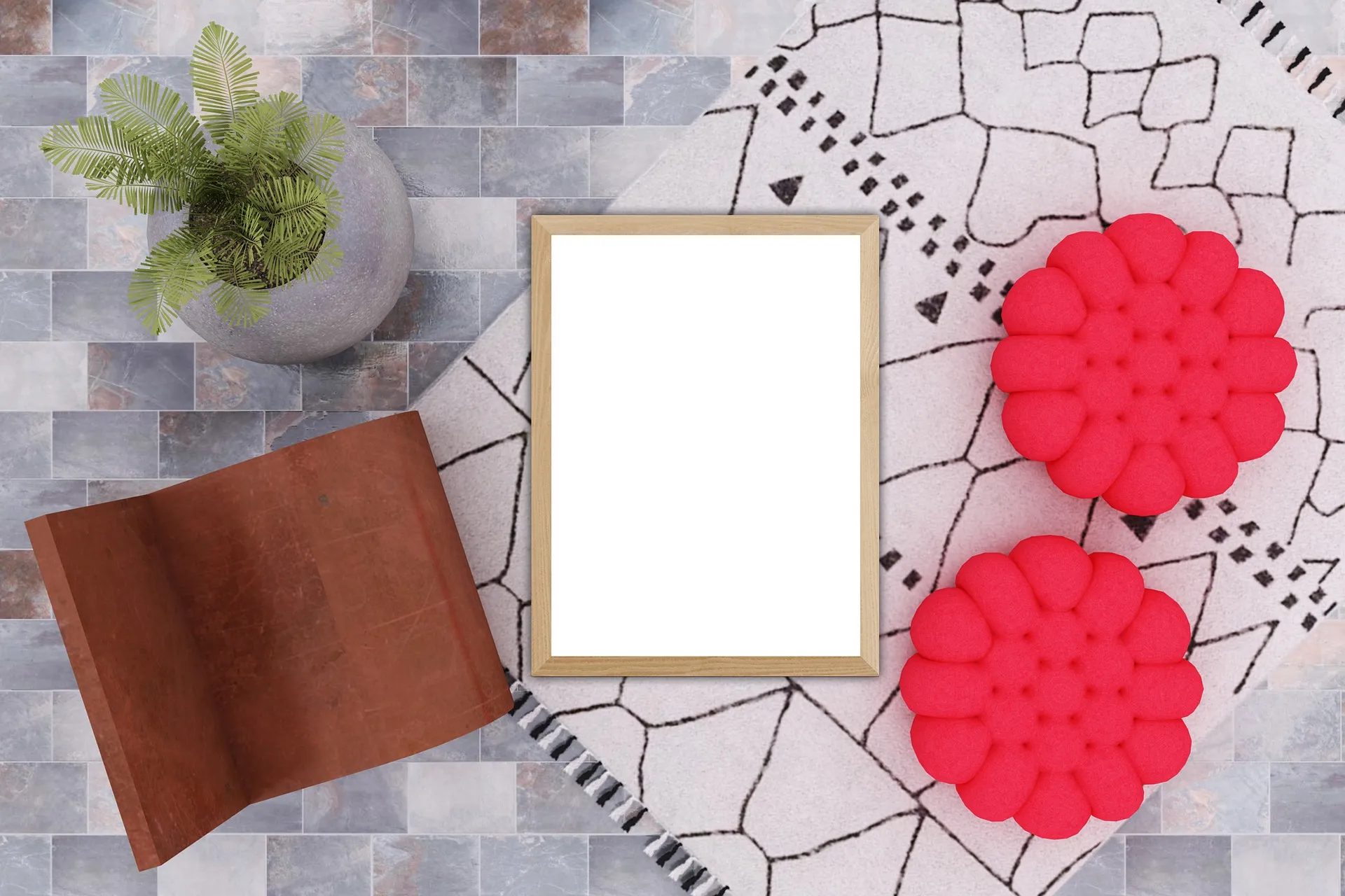 Comment fabriquer un pouf rond en palette de style industriel français ?
