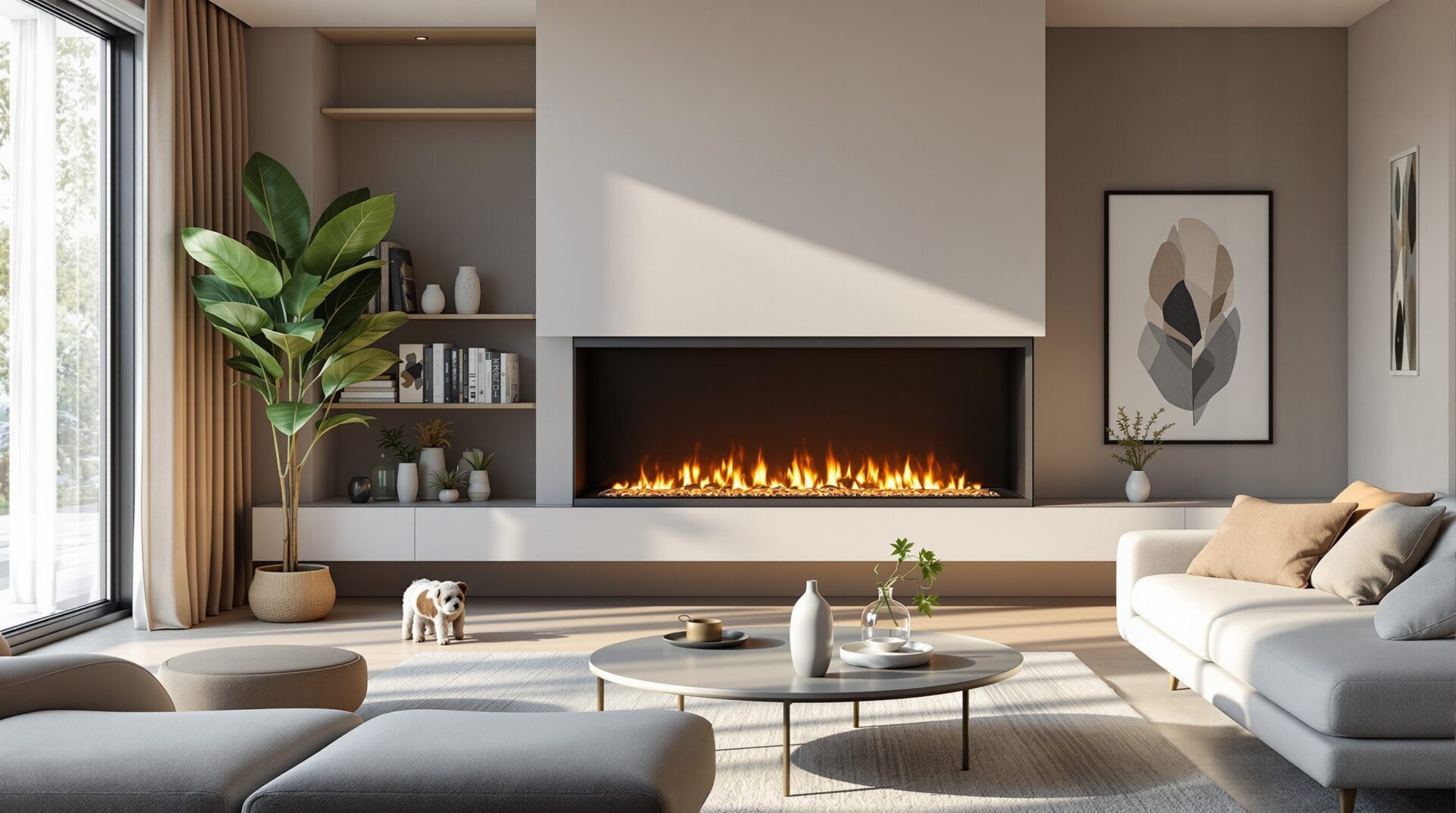 cheminée moderne design