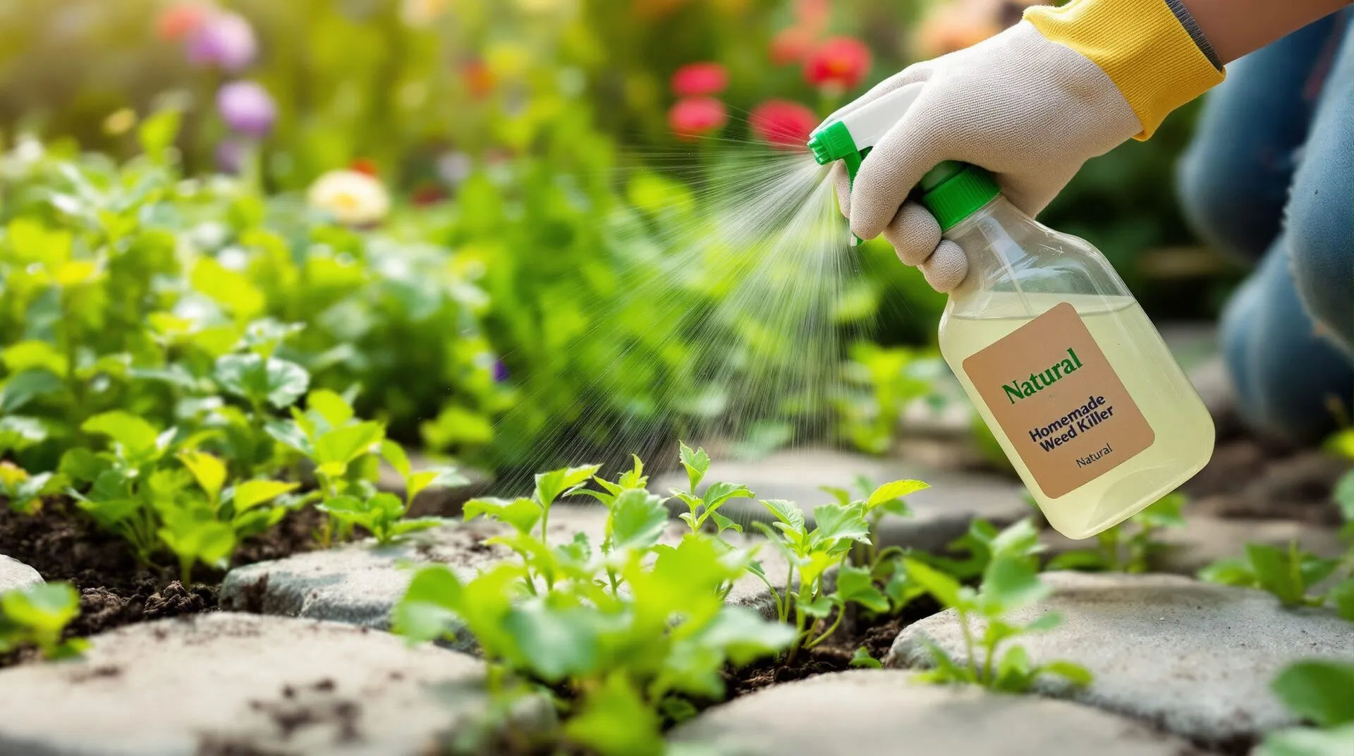 Désherbant naturel qui tue les racines : voici la méthode efficace pour un jardin sain