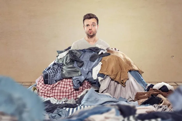 linge à repasser, presse à repasser