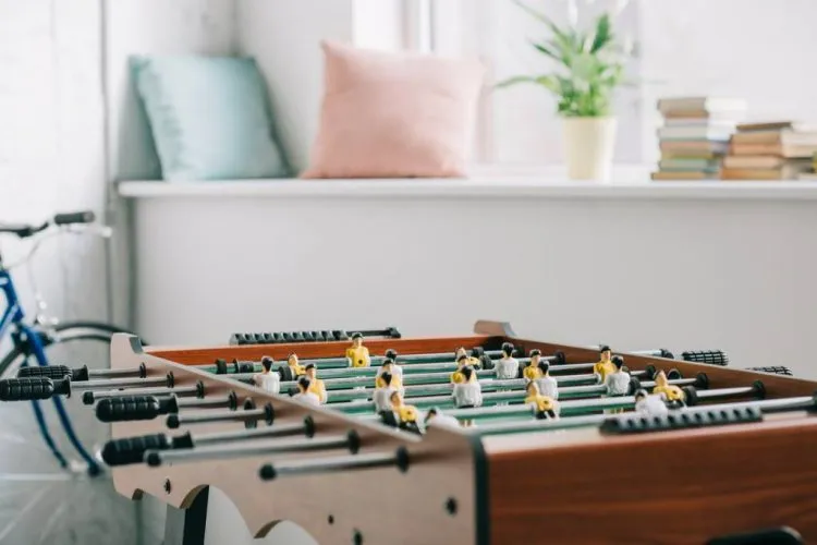 baby foot, espace de jeu