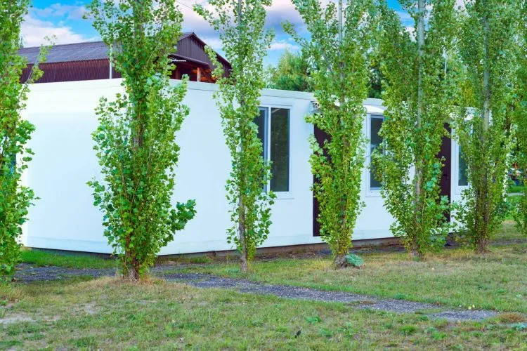 espace d'accueil bâtiment modulaire