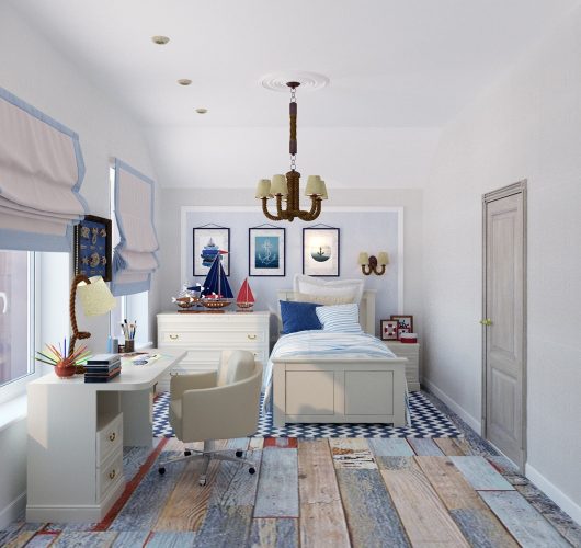 Étagères de chambre d’enfant
