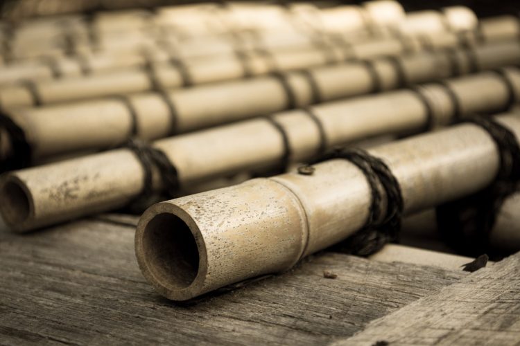 Comptoir en bambou personnalisé