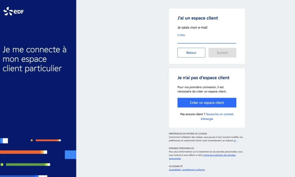 compte EDF se connecter