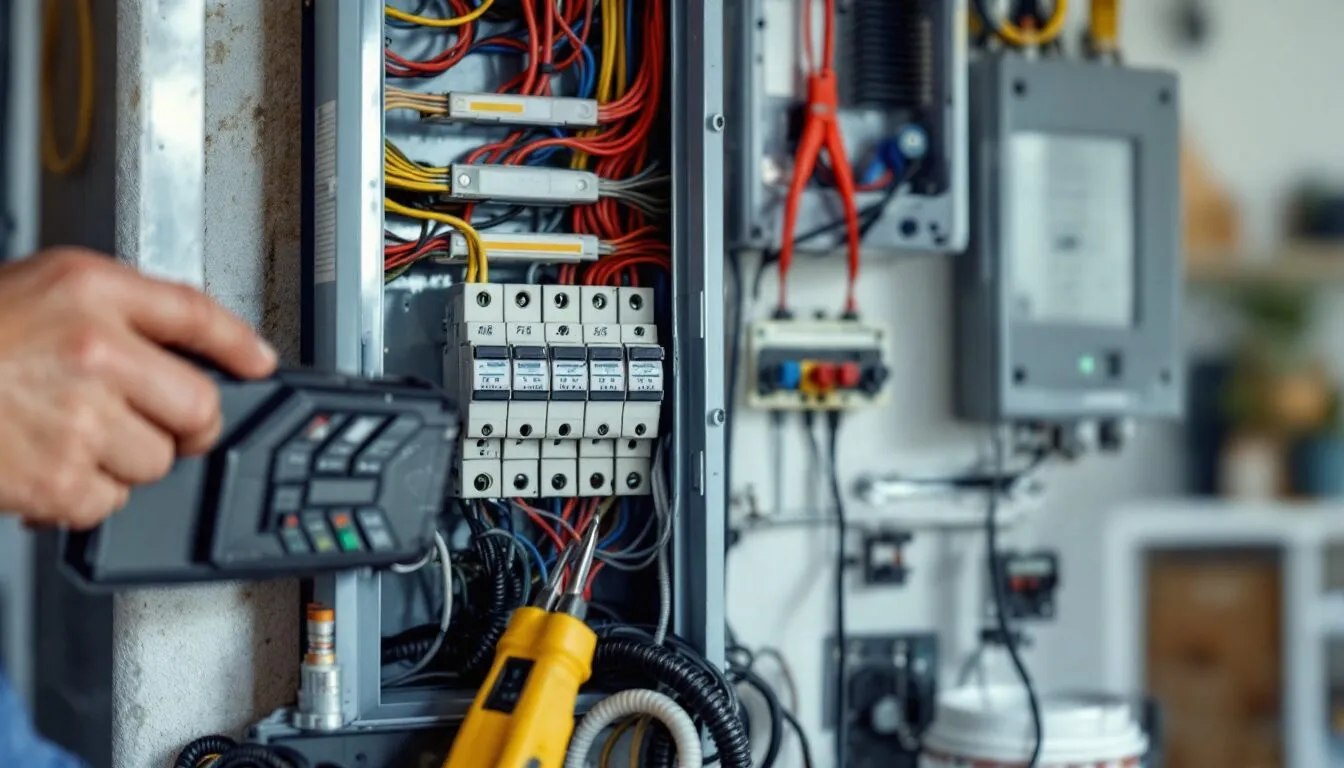 tableau electrique avec fusibles