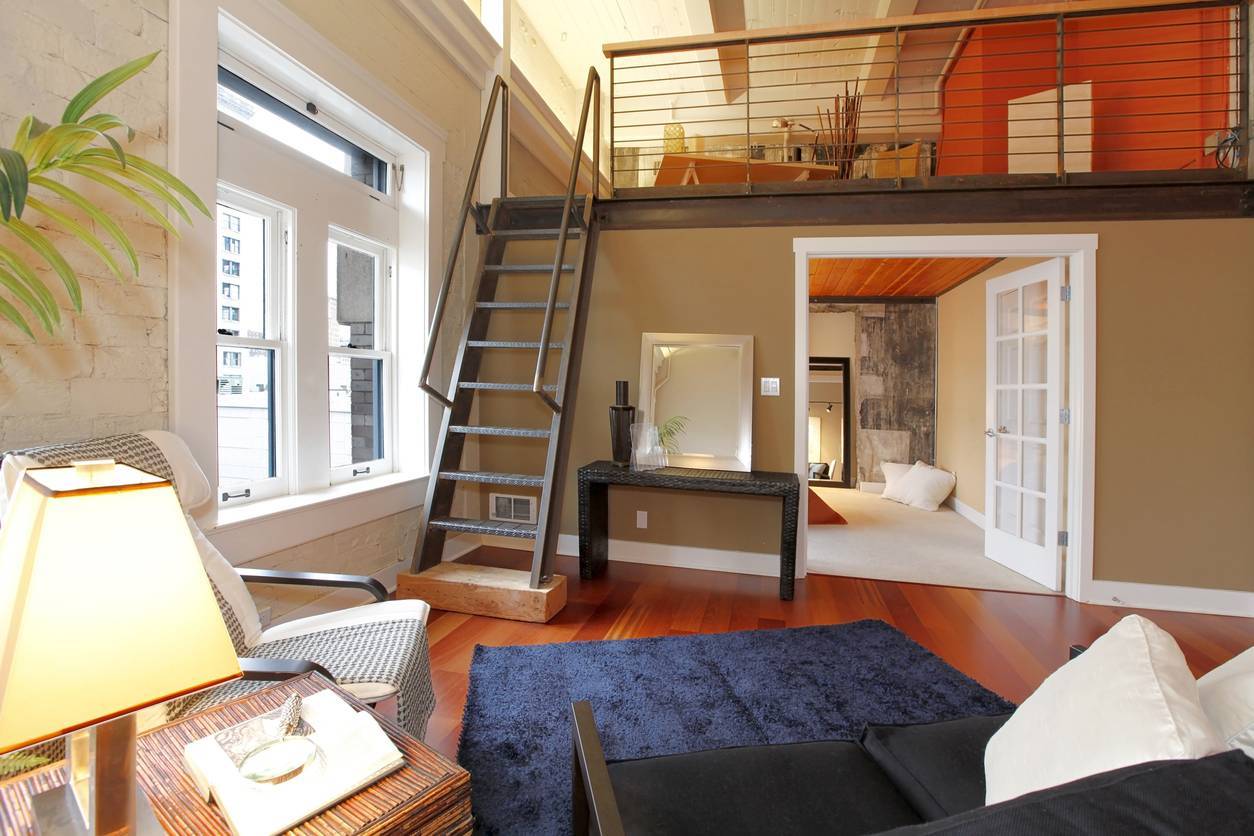 aménager une mezzanine canapé coin détente