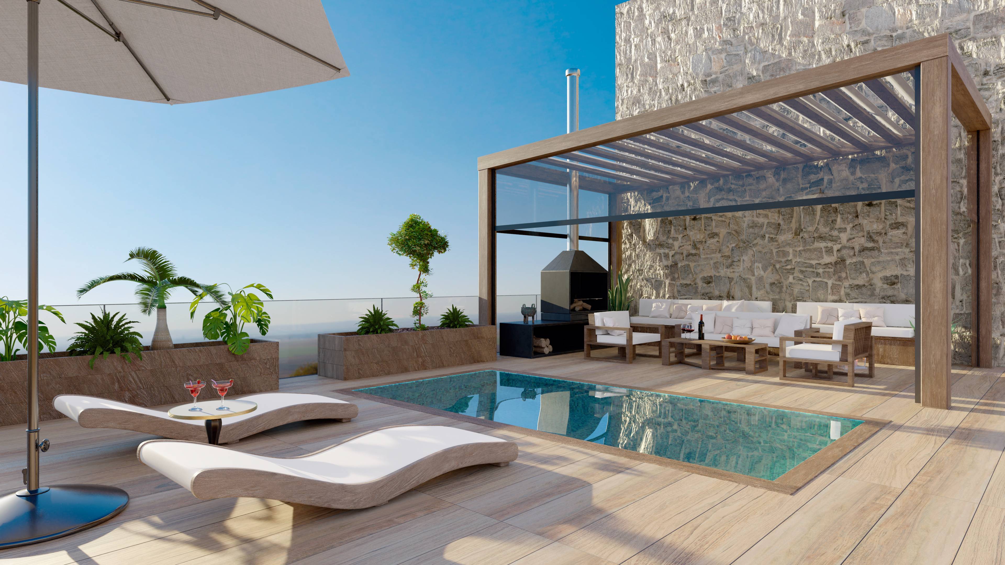 Pergola bioclimatique sur mesure