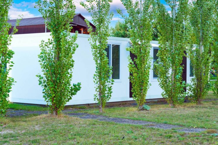 espace d'accueil bâtiment modulaire