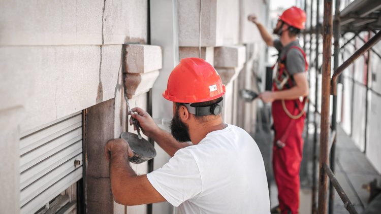 retirer crépi façade maison