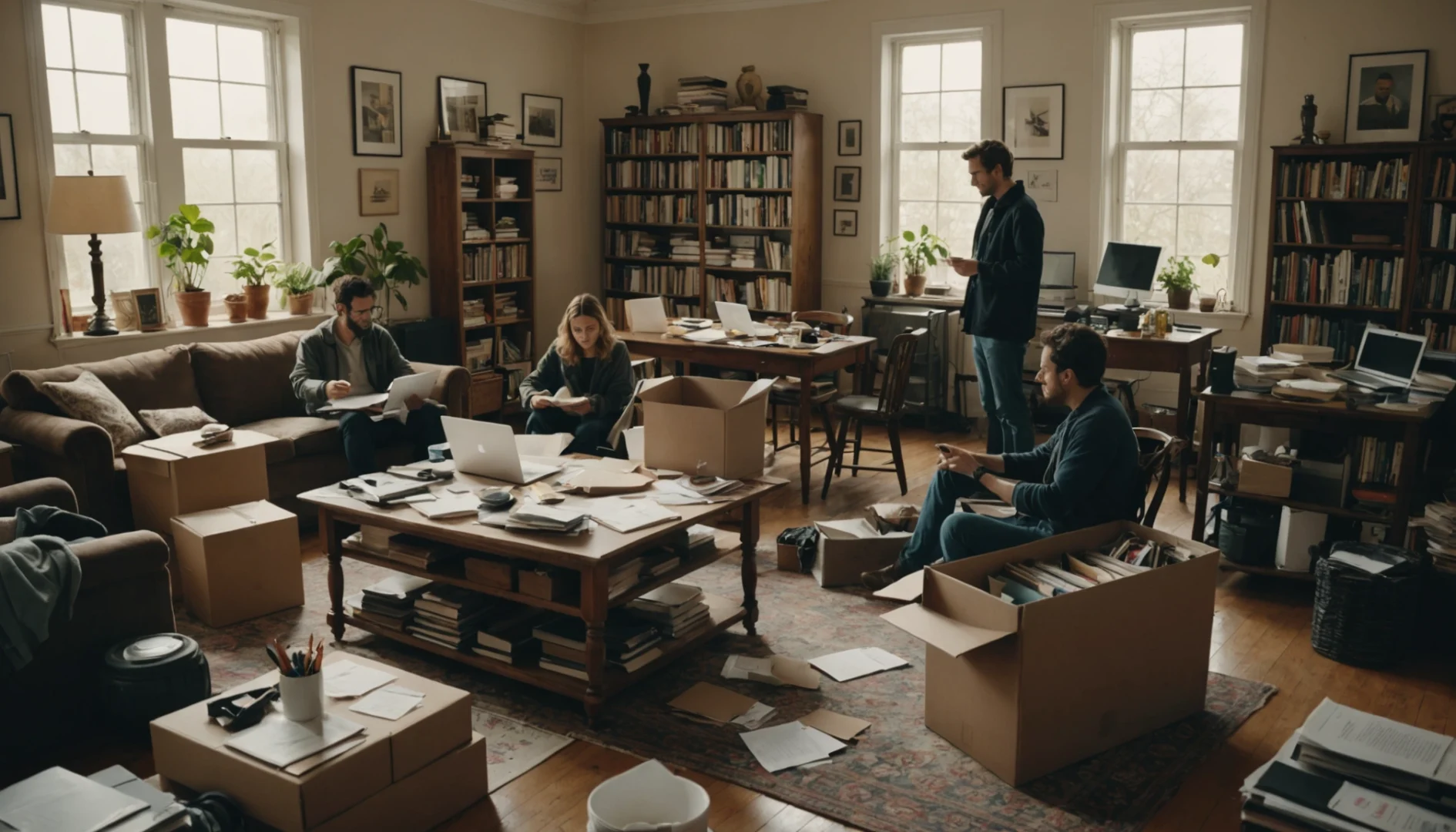 peut on vider une maison avant la succession