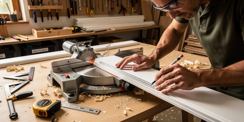 couper des plinthes en angle