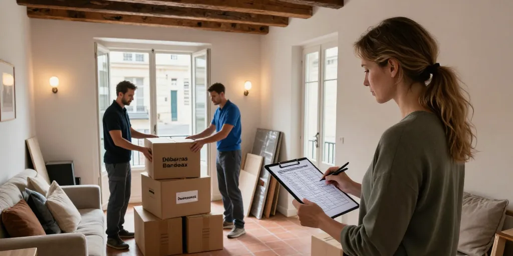 Débarras maison à Bordeaux : combien ça coûte et comment s'organiser ?