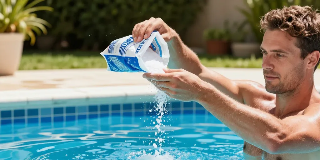 Comment mettre le sel dans une piscine : la méthode à suivre