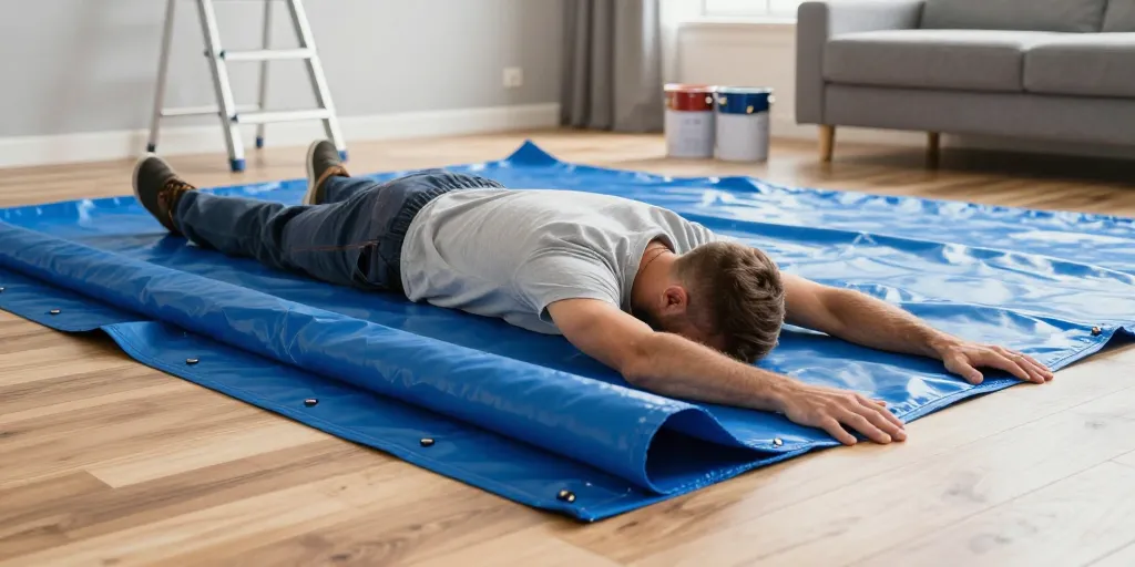Quelle bâche de protection choisir pour ses travaux ?