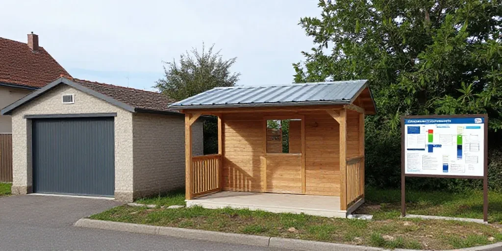 Garage, carport, abri de jardin : quelle autorisation d’urbanisme selon la surface ?